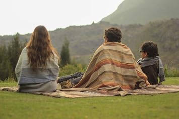 ALPAKITAS Alpaca Wool Blanket Throw Size, 64 x 45 Inches Warm & Lightweight Couch, Bed, or Outdoor Blanket Beige