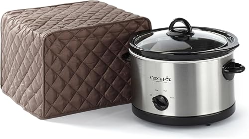 Covermates Keepsakes - Funda para olla de cocción lenta, protección contra el polvo, resistente a las manchas, lavable, funda para