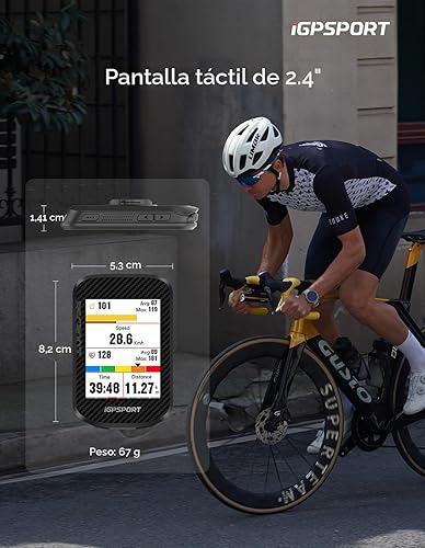 Miniatura 4 de iGPSPORT BSC300 bicicleta ordenador, navegación fuera de línea del mapa fuera de curso advertencia 8GB Bluetooth ANT+GPS inalámbrico ciclismo