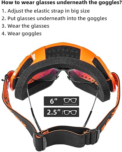 Miniatura 7 de BATFOX - Anteojos de seguridad para motocross, cuatrimotos, manejo táctico, para hombres y mujeres, jóvenes, para protección UV400, inastillables