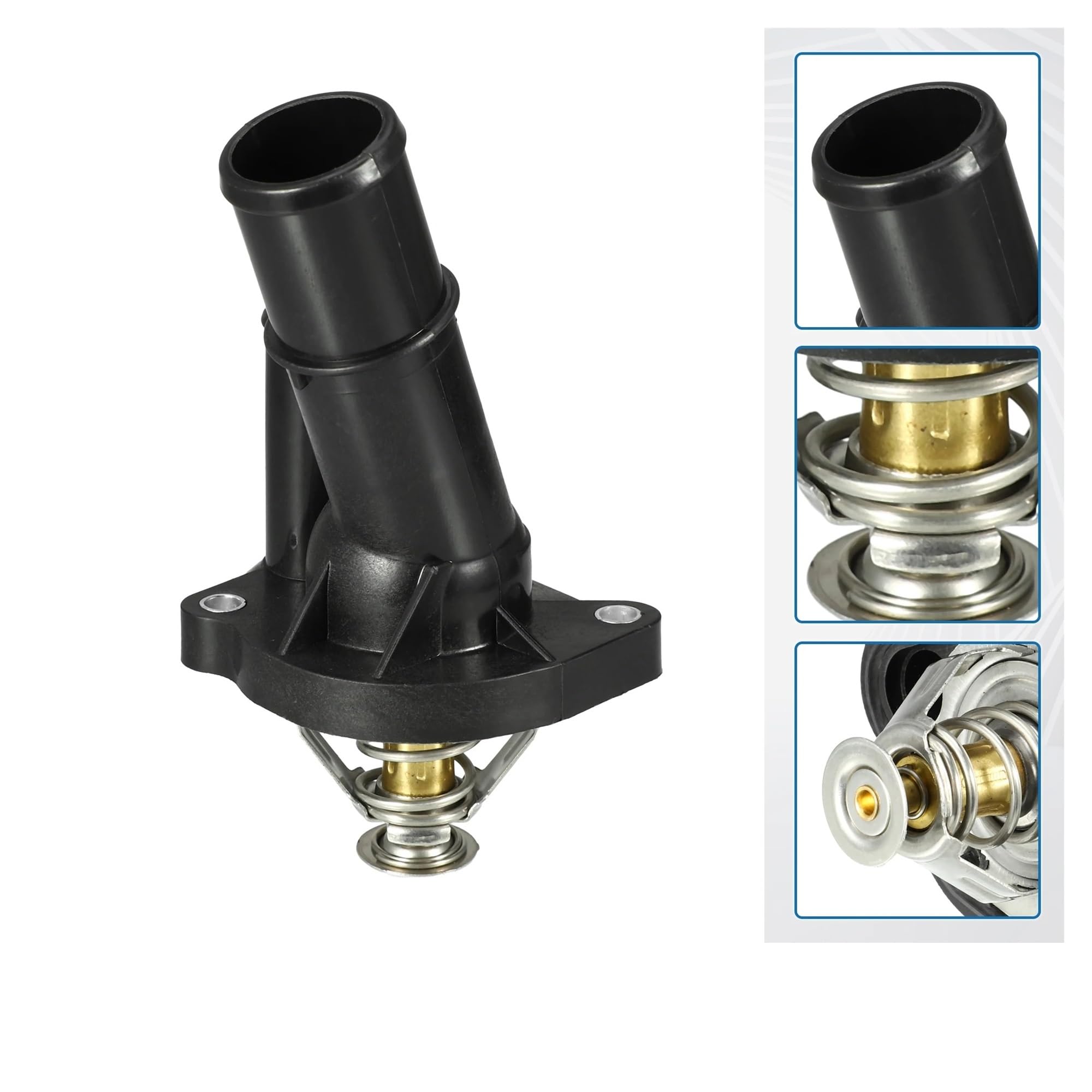 Focus Mk2 Mk3 1566316 akcesoria zamienne do termostatu płynu chłodzącego silnika samochodowego zespół obudowy termostatu płynu chłodzącego silnik termostat płynu chłodzącego