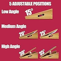 Vista 4 de 66FIT Tablero inclinado Tablero elástico ajustable Tablero inclinado de madera