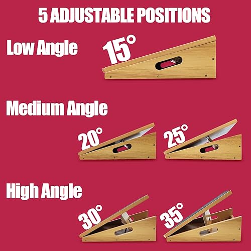 Miniatura 4 de 66FIT Tablero inclinado Tablero elástico ajustable Tablero inclinado de madera