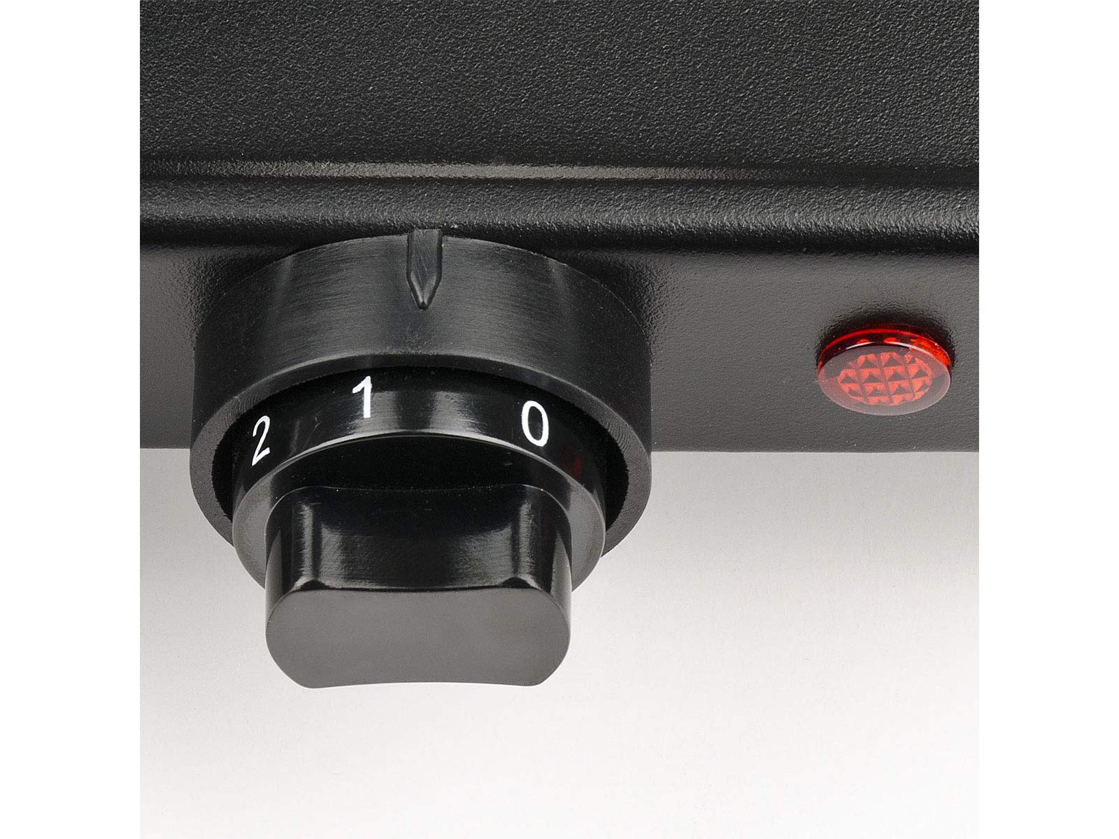 Girmi PE26 Piastra Elettrica in Ghisa, 1500 W, Singola, 5 livelli di regolazione temperatura, Diametro 18.5 cm, Nera - 5