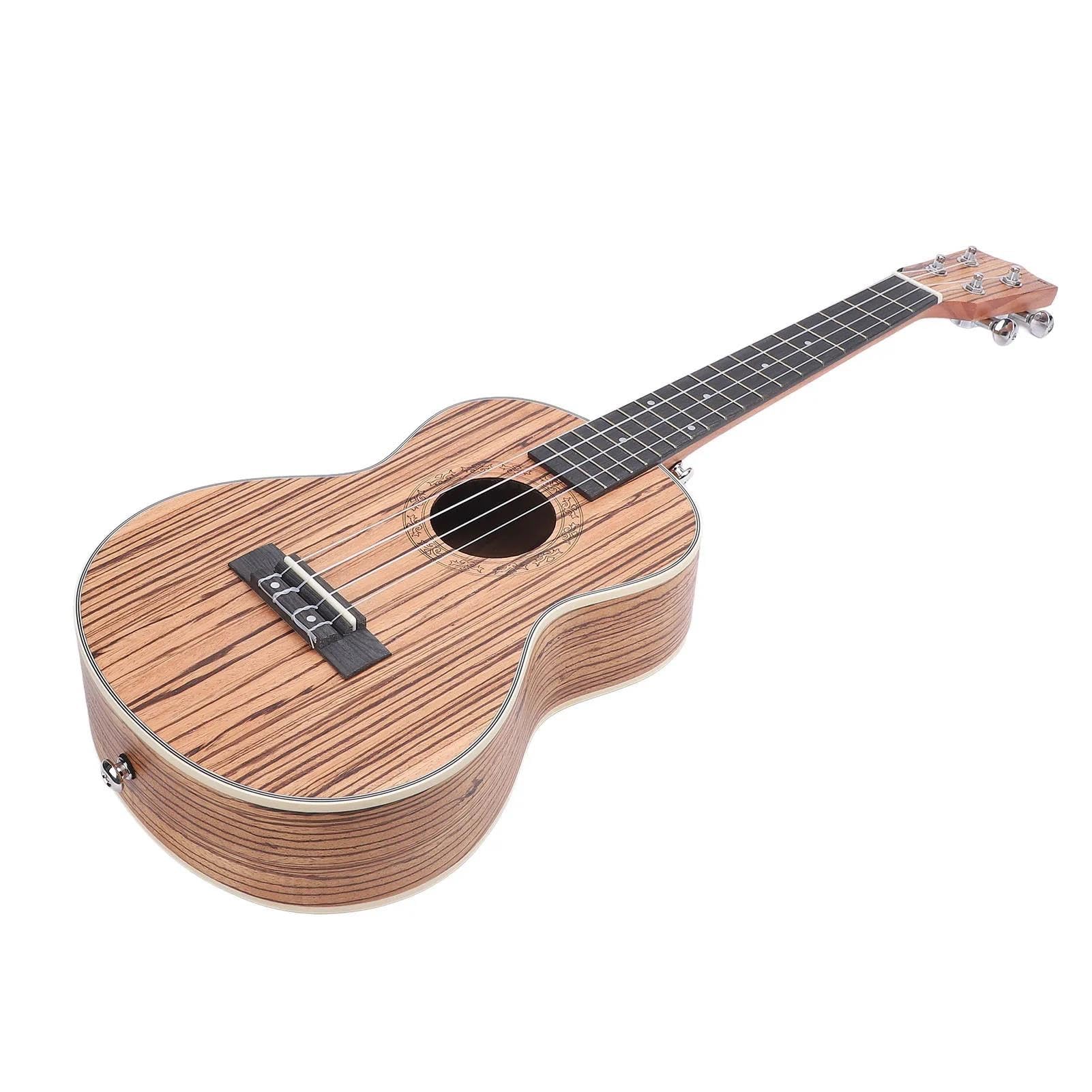 Leistungsart Ukulele 26 Zoll Tenor Ukulele Set 4 Saiten Mit Stimmgerät Tasche Und Tragegurt Für Anfänger Klarer Heller Klang