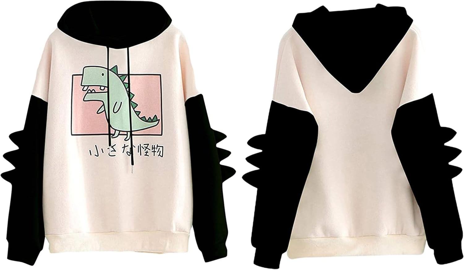 Blamplud Dinosaur Hoodie Cute Kawaii Pullover Hooded Sweatshirt For Womens Teengirls - Image 3