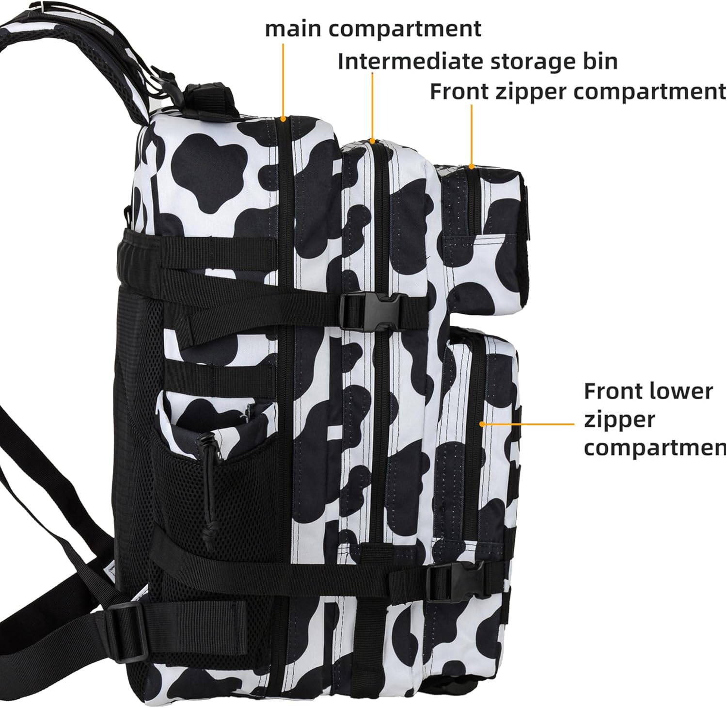 Military Tactical Backpack - 45L Molle Assault Pack for 3-Day Survival, Gym, Hunting, and Daily Use - Versatile Military Backpack & Trekking Day Pack, Large