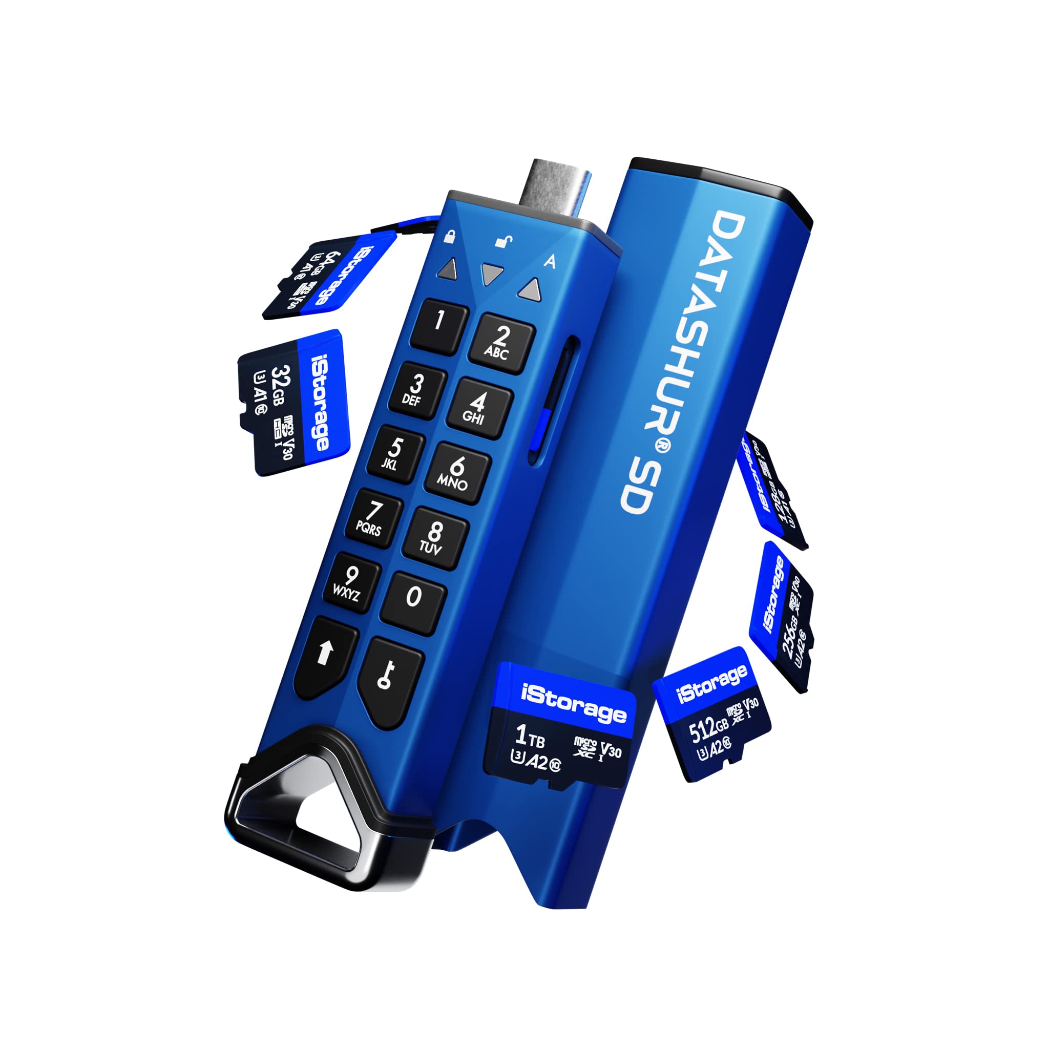 iStorage DatAshur SD 暗号化USBフラッシュドライブ Amazon.com: iStorage DatAshur SD 256GB Encrypted USB Flash