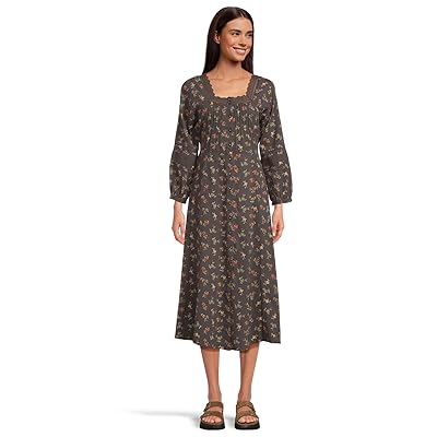 Toad&Co Manzana Square Neck Long Sleeve Dress Women