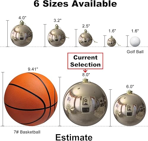 Vista 987 de 18 esferas medianas decorativas navideñas para árbol de Navidad, inastillables, para colgar, color púrpura, 2.5 pulgadas, paquete de 18