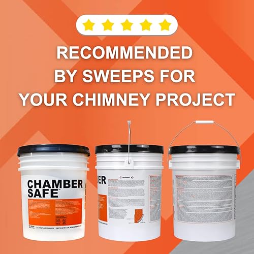 Vista 3 de Chamber Safe - Mortero refractario, 5 galones