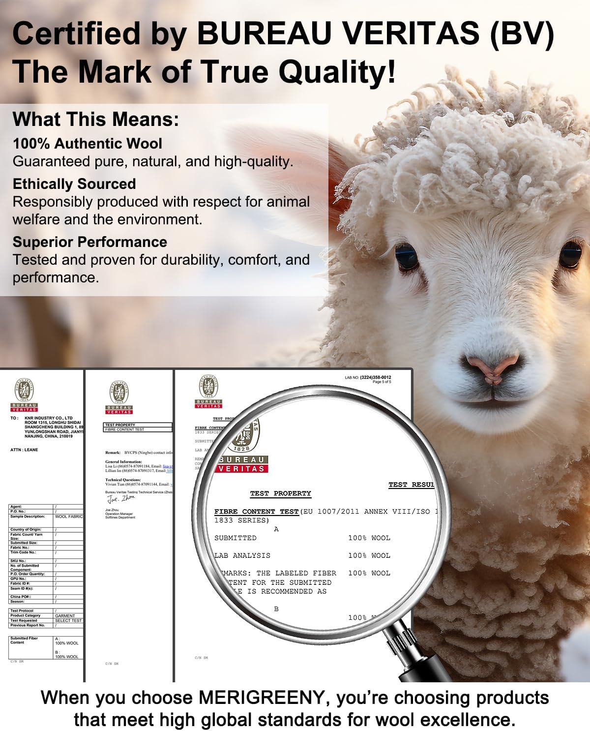 100% Merino Wool Mens Base Layer Bottom, Temperature-Regulating Thermal Underwear Pants - Image 5