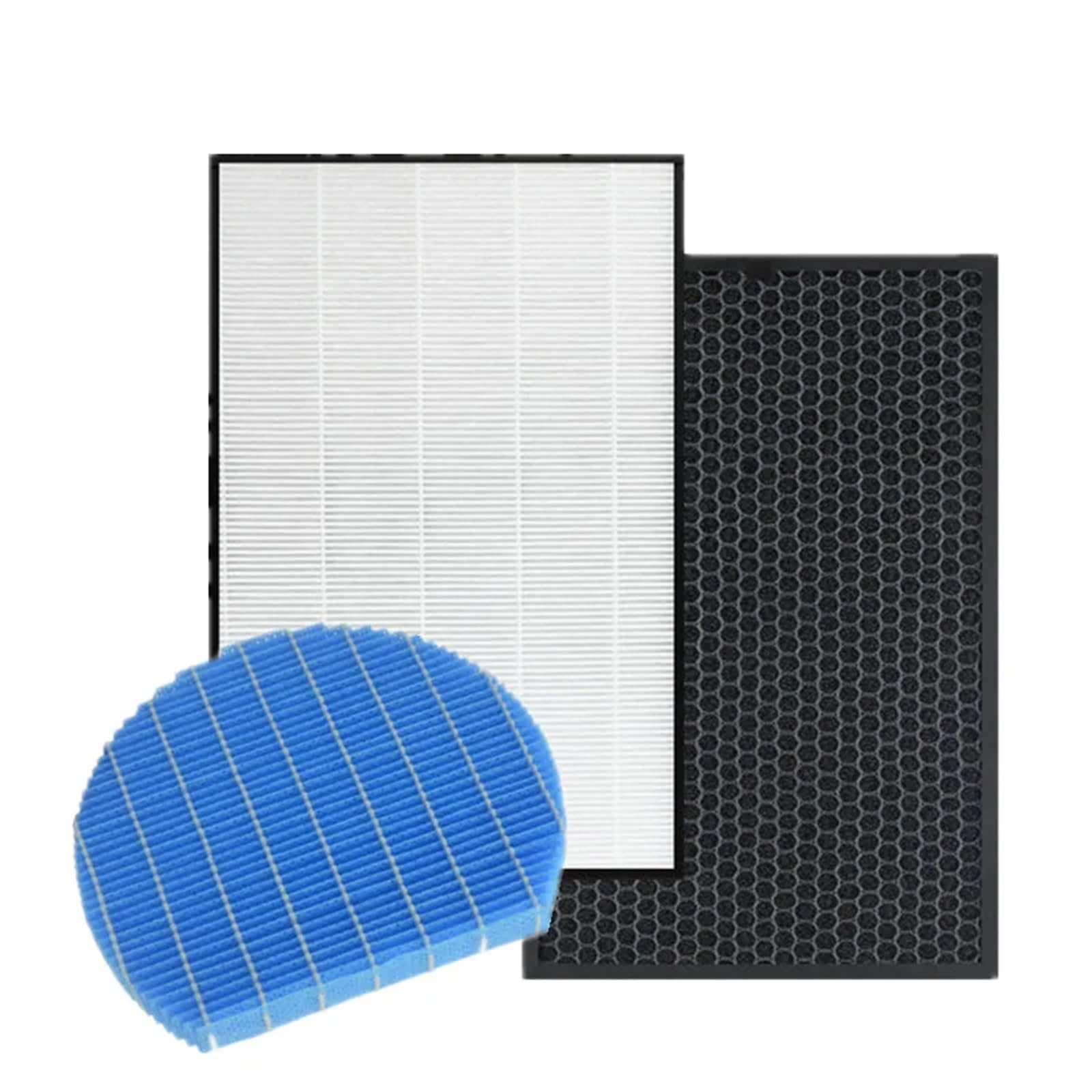 Ufitvxurdi One Color 1 Set (3Pcs) Air Purifier Kc-D40e-W Kc-D40e Kc-E50 Kc-D50 Kc-F50 Hepa Carbon Humidifying Filter Fz-D40hfe Fz-D50hfe Fz