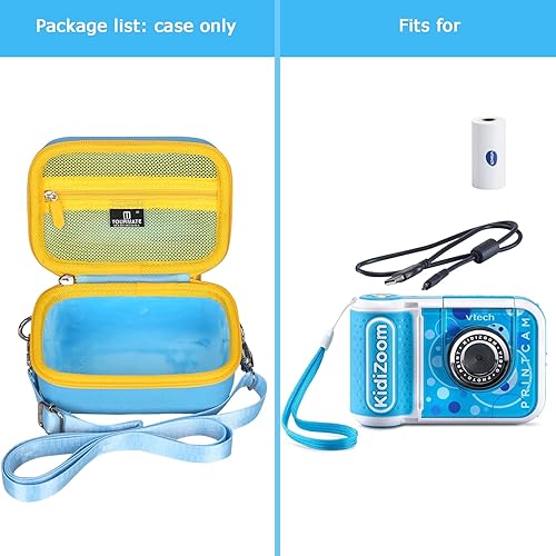 Miniatura 5 de Funda de cámara instantánea para niños para VTech KidiZoom PrintCam, carcasa de almacenamiento de viaje para VTech KidiZoom PrintCam Recarga de