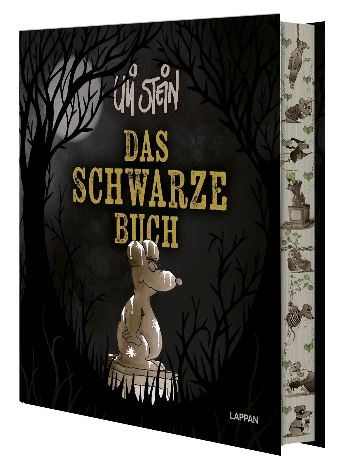Uli Stein: Das schwarze Buch: Cartoon-Geschenkbuch mit schwarzem Humor – die schärfsten Uli Stein-Cartoons für Erwachsene