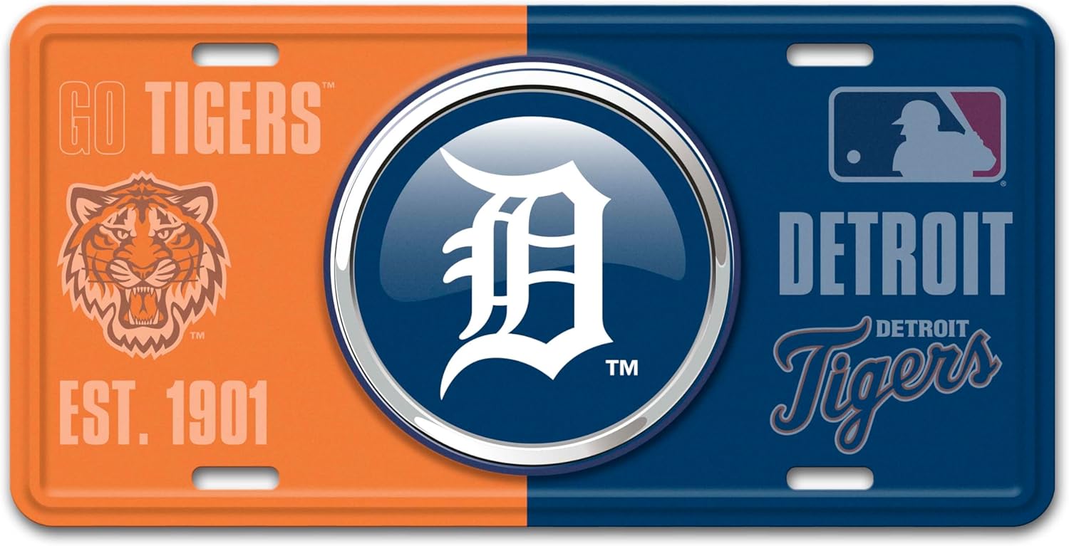 FANMATS 43225 Baltimore Orioles Embossed Metal License Plate