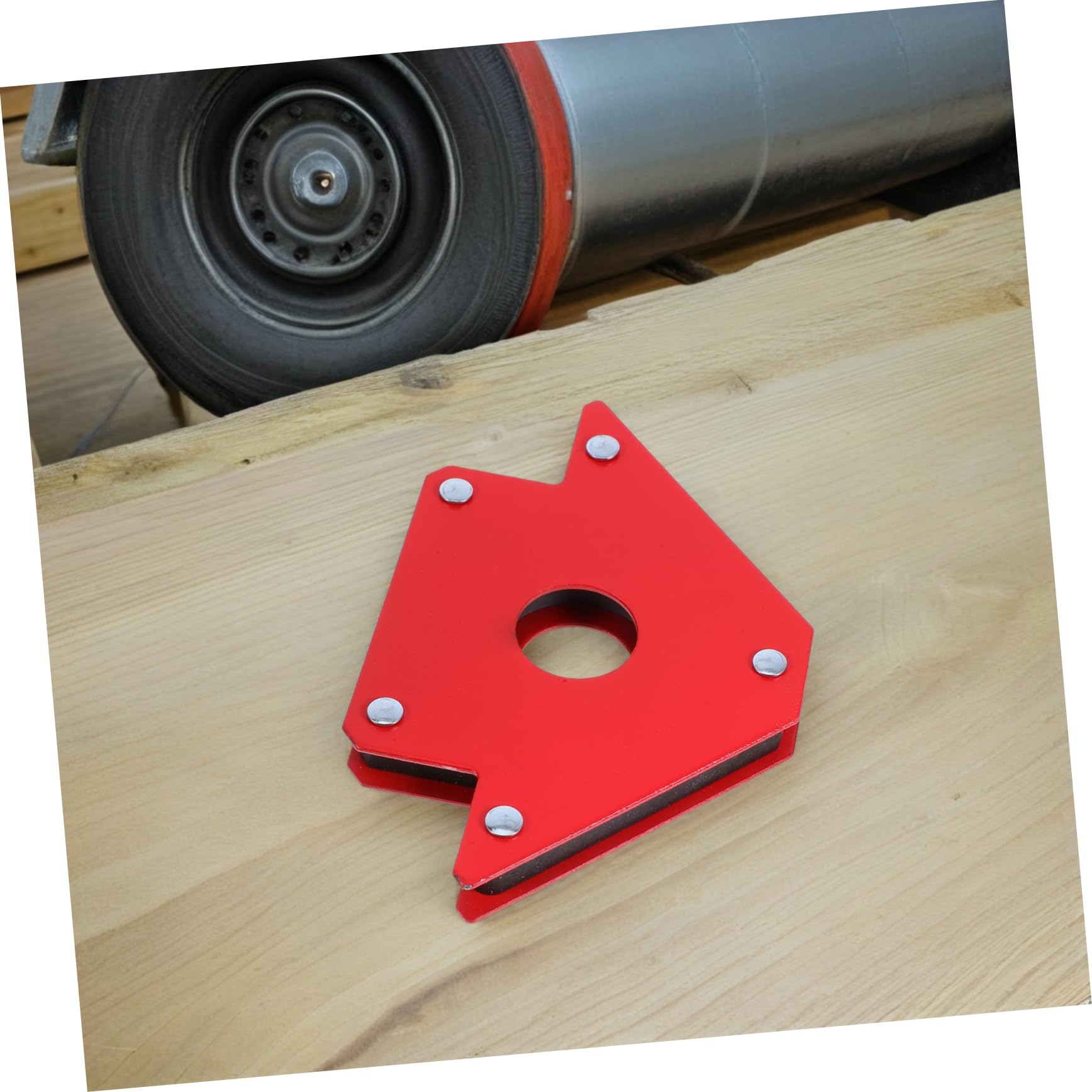 Mipcase 2 Szt. Magnetyczny Uchwyt Spawalniczy: Magnetyczne Narzędzie Spawalnicze Do Pozycjonowania Pod Kątem 90° Magnetyczny Zacisk Podtrzymujący Do Akcesoriów Do Mocowania Metalu