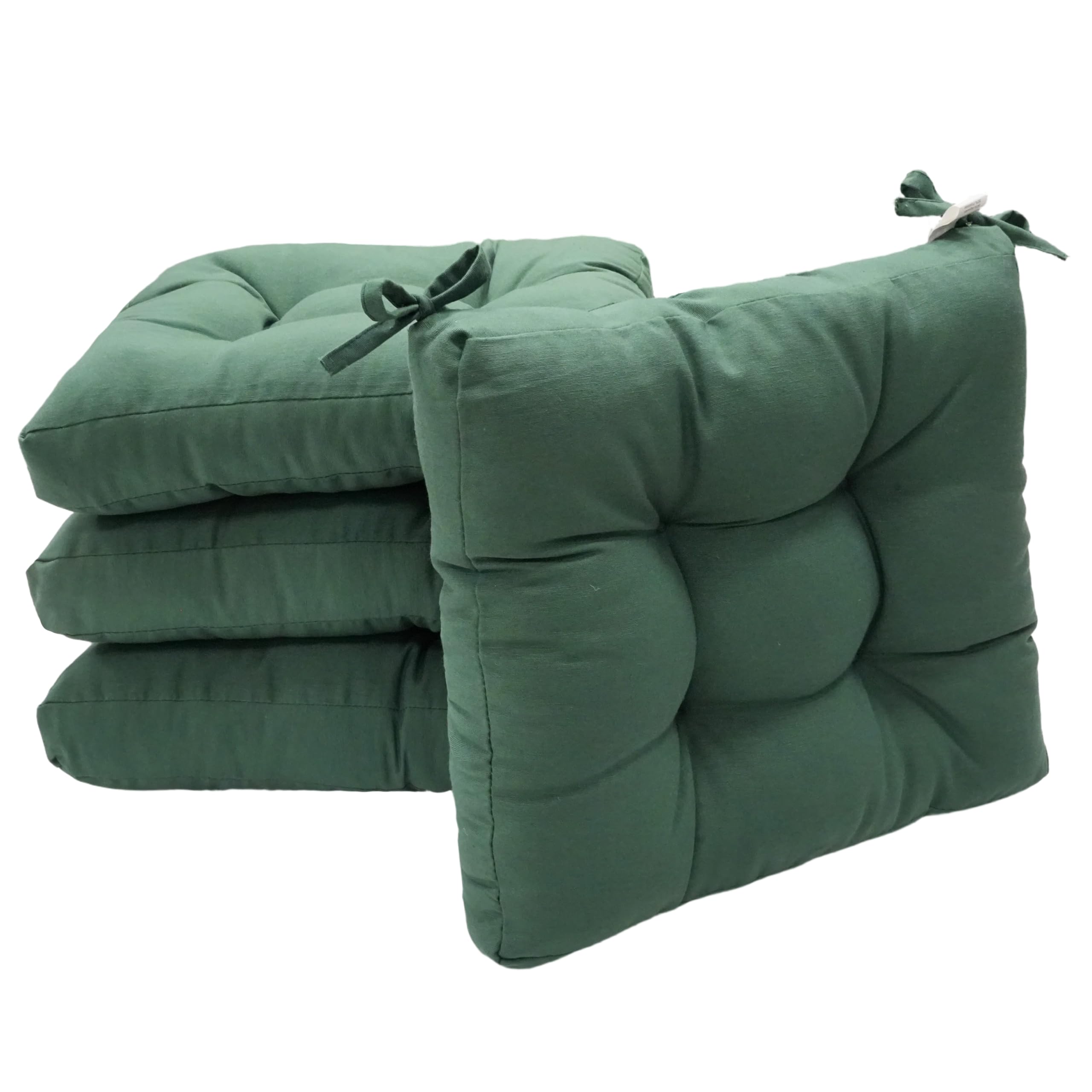Viste tu hogar Pack 2 Cojines para Silla, 40x40x5 CM, Efecto Tridimensional, Relleno de 100% Poliéster, Ideal para Comedor, Terraza, Salón y Restaurante, Color Raya Beige, Fabricado en España — view 17