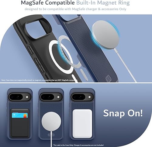 Vista 268 de TUDIA MergeGrip - Funda para Google Pixel 7a 2023, [probada en caídas de grado militar] borde elevado para protección de pantalla y cámara, doble