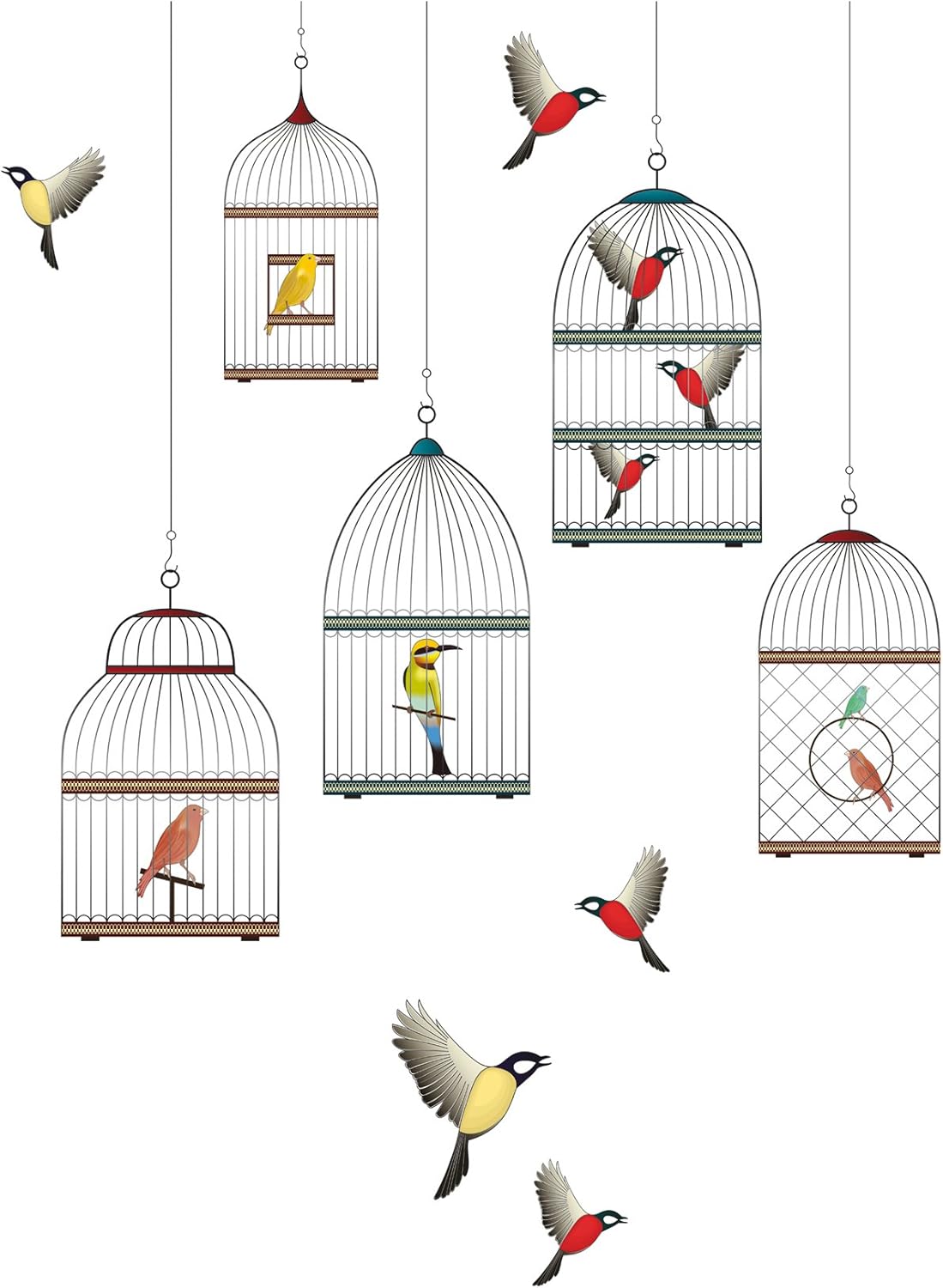 Crearreda CR68201 Cages Window Decals