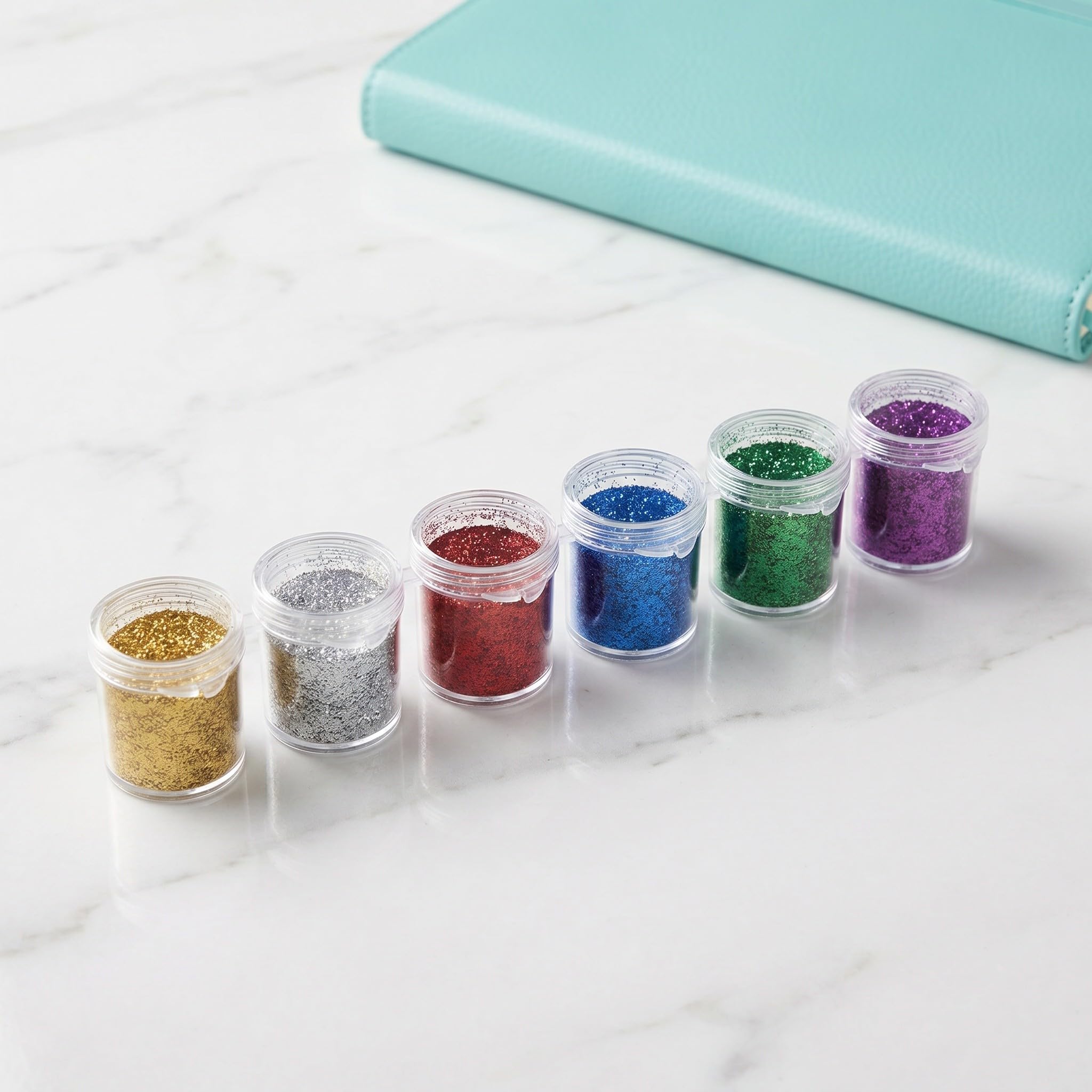 Lot de 20 mini pots de peinture : mini-récipients de rangement pour peinture - Récipients de rangement portables vides de 15 ml - Petits pots de pigment pour les loisirs créatifs, la en