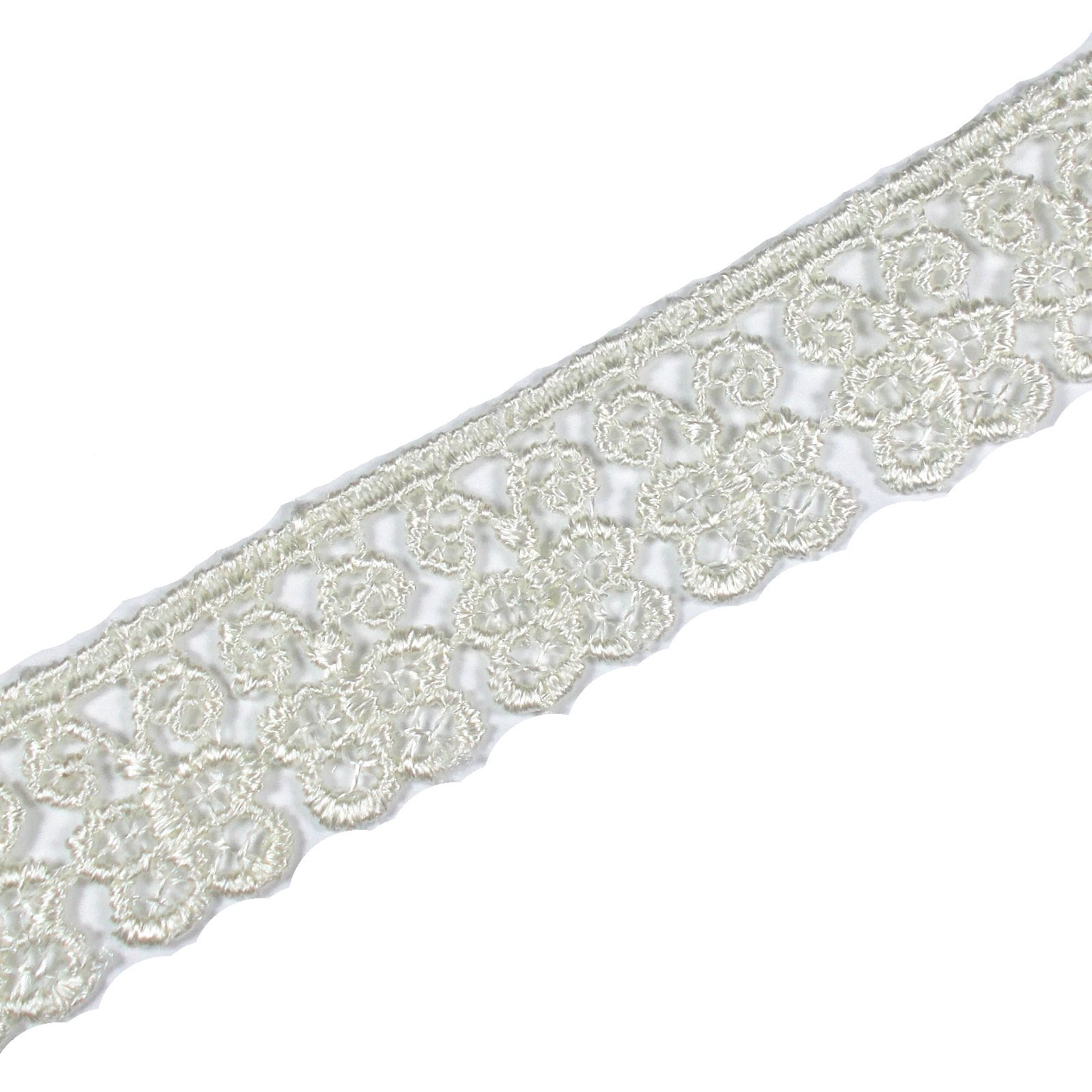 Guipure Butterfly Lace Trim 18mm Wide (Natural Cream, 1 M)