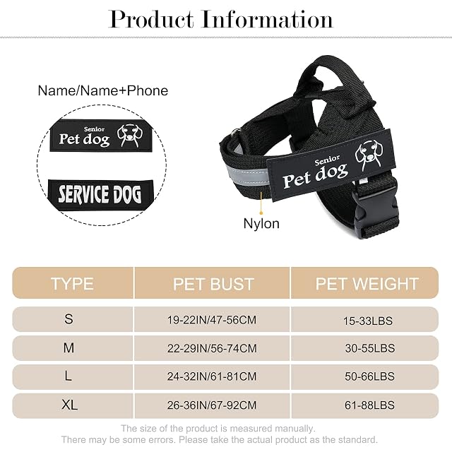 Foto 2 de 7 de Albertband Arnés para Perros Personalizado, Chaleco Reflectante sin Tirones para Perros