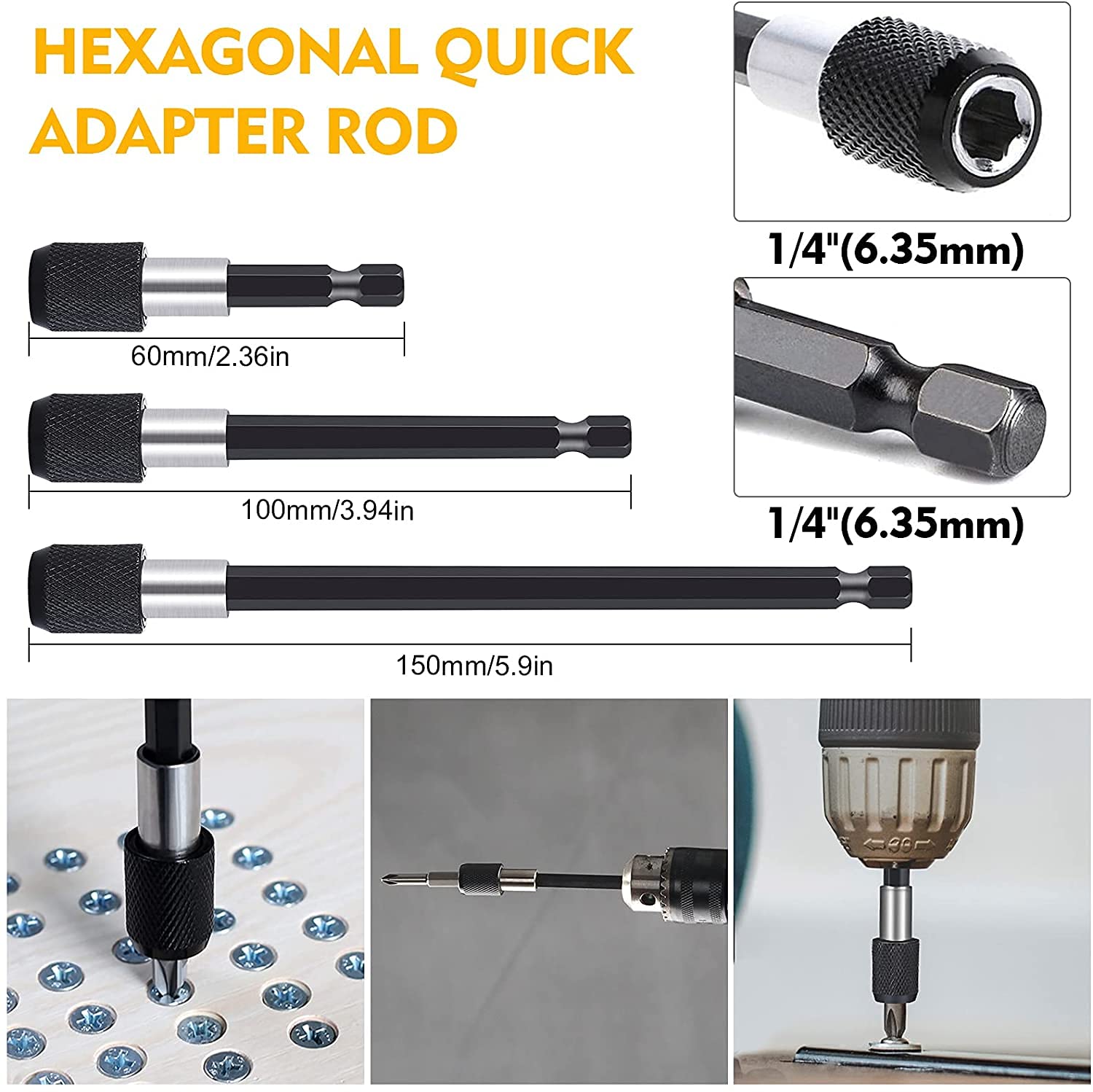 MXiiXM Flexibles Bohrerverlängerung Set | 15-teilig Mit Adaptern & Bithaltern | Für Enge Räume & Schwierige Montagen