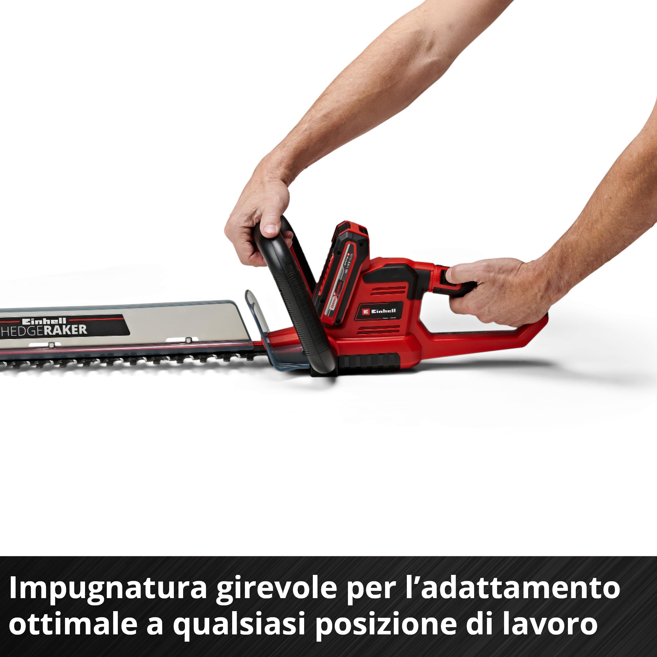 Einhell 3410930 Tagliasiepi A Batteria, Arancione