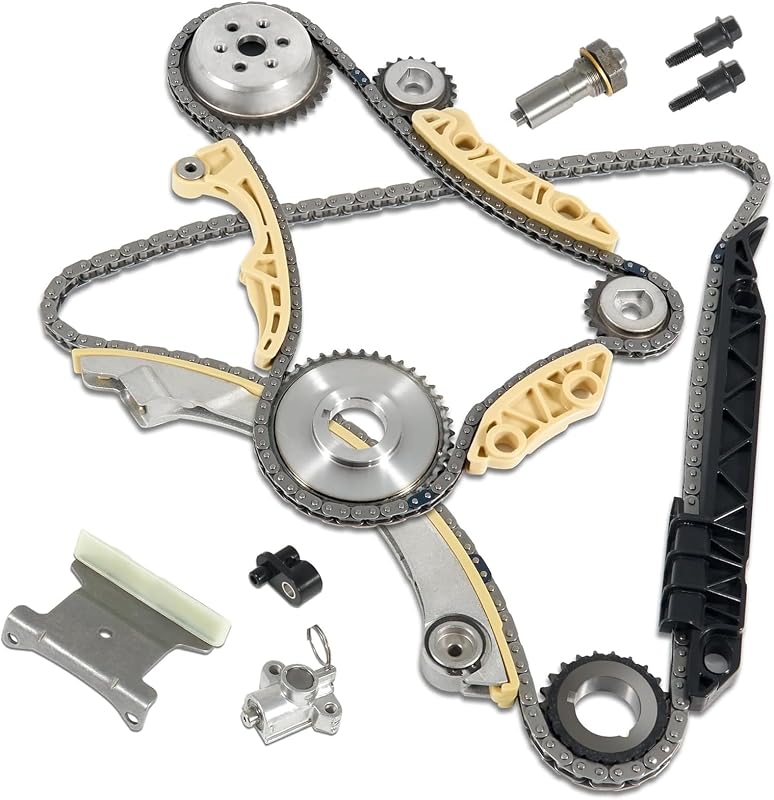 Kit de corrente de distribuição do motor GELUOXI 9-4201S para Buick, Chevrolet, GMC, Pontiac e Saturn 2.0L, 2.2L e 2.4L