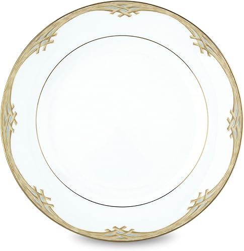 Lenox 6226609 Plato de cena Colonial Británico de Bambú