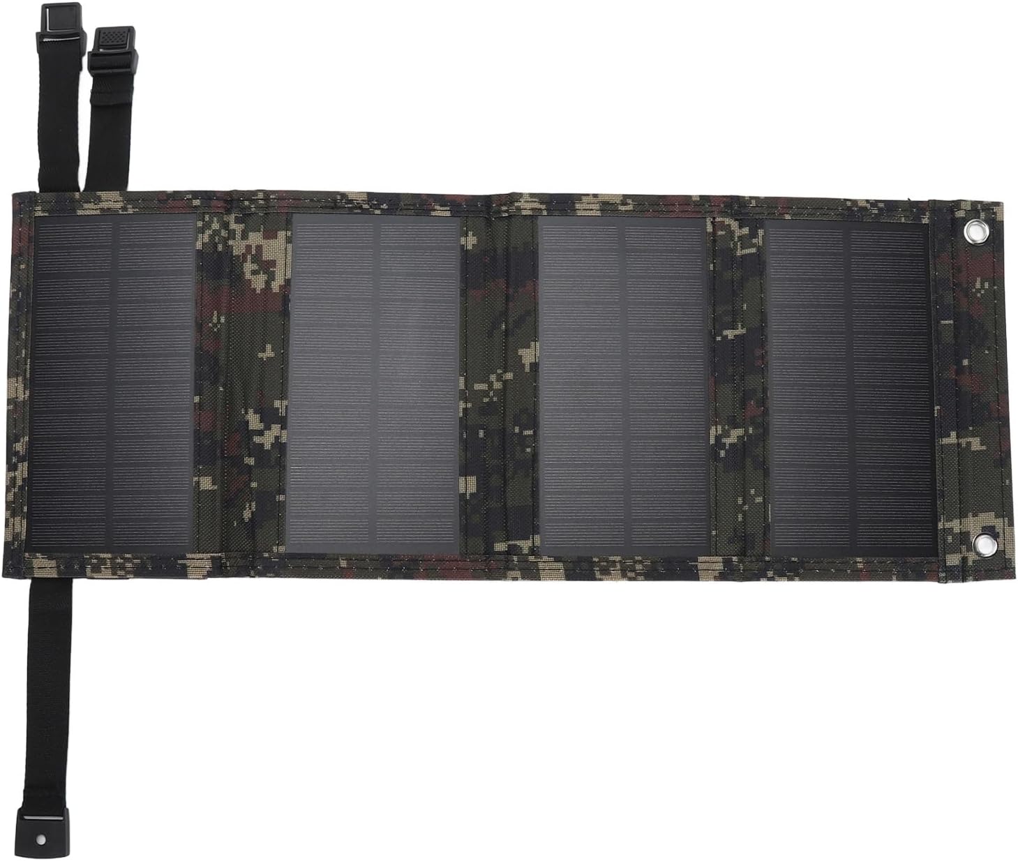 10W Portable Solar Panel for Travel, Foldable Solar Panel with USB Output, SolarChargers for Phone Laptop CameraCharger, Power Banks for Outdoor Hiking Camping (Camo Color)