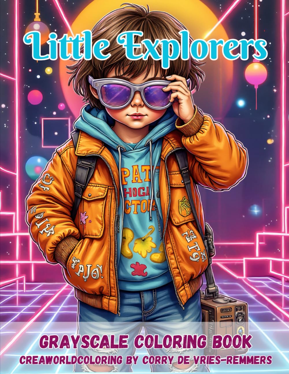 Little Explorers: A Whimsical Coloring Journey Through Worlds of Wonder