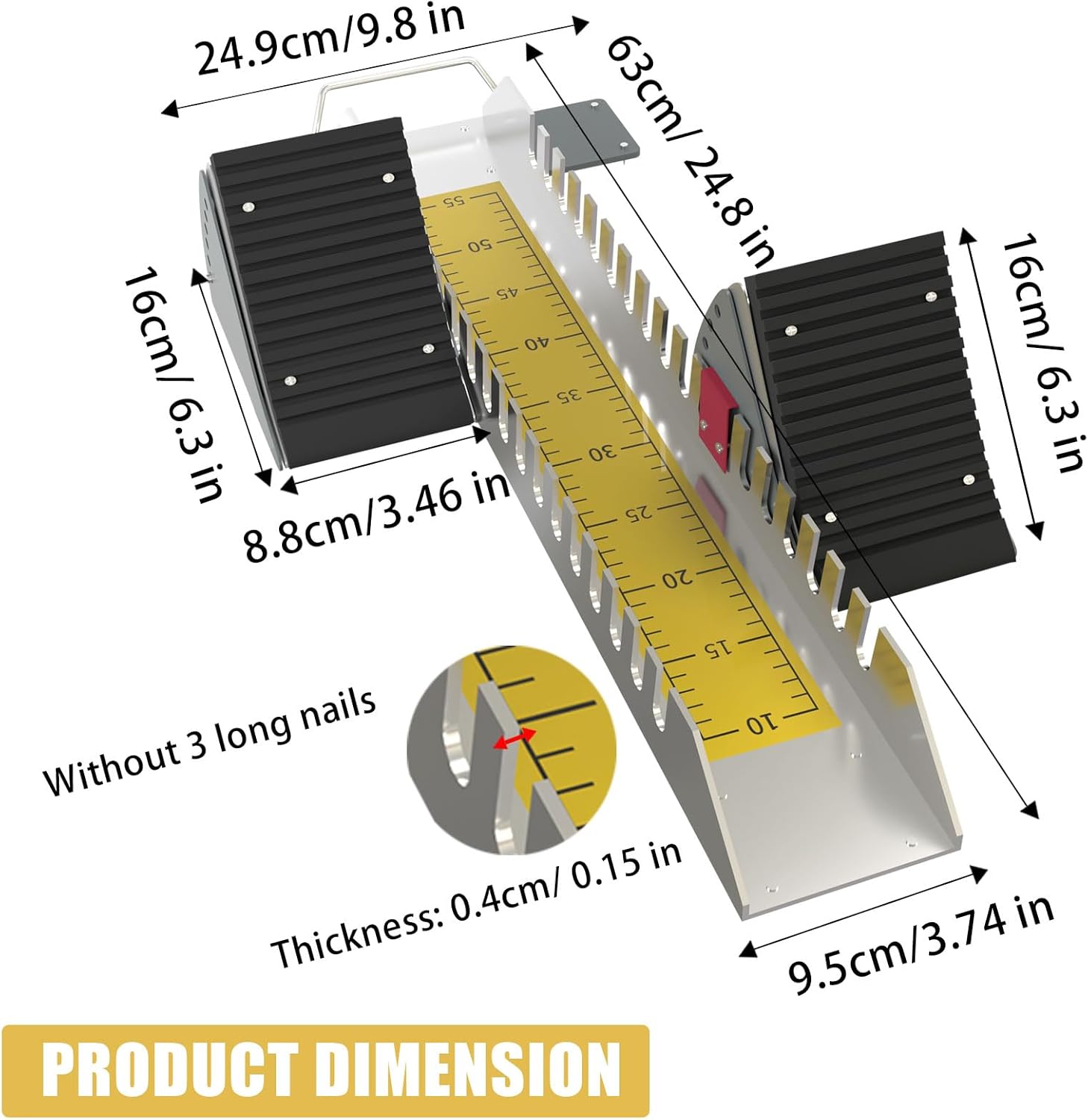 Lightning Starting Blocks Sprinter Pedals 6 Angle Adjustable Sprinters Track and Field Aluminum Suitable with Aluminum Alloy Relay Batons Sets for Track and Field Durable Lightweight