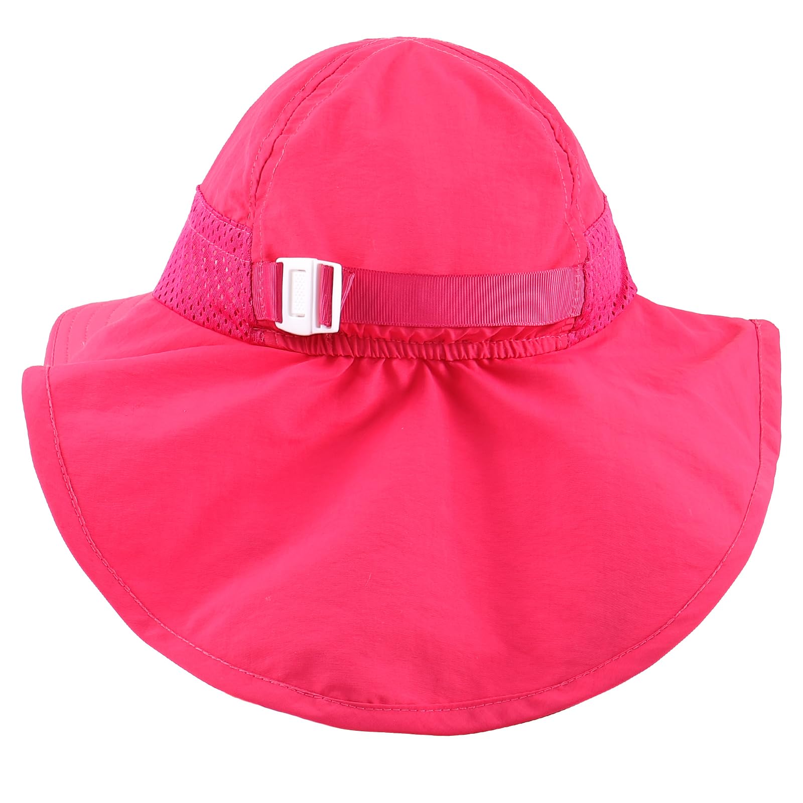 MASOCIO Baby Kinder Sonnenhut Reversibel Sommerhut Mädchen Jungen mit Breiter Krempe Fischerhut