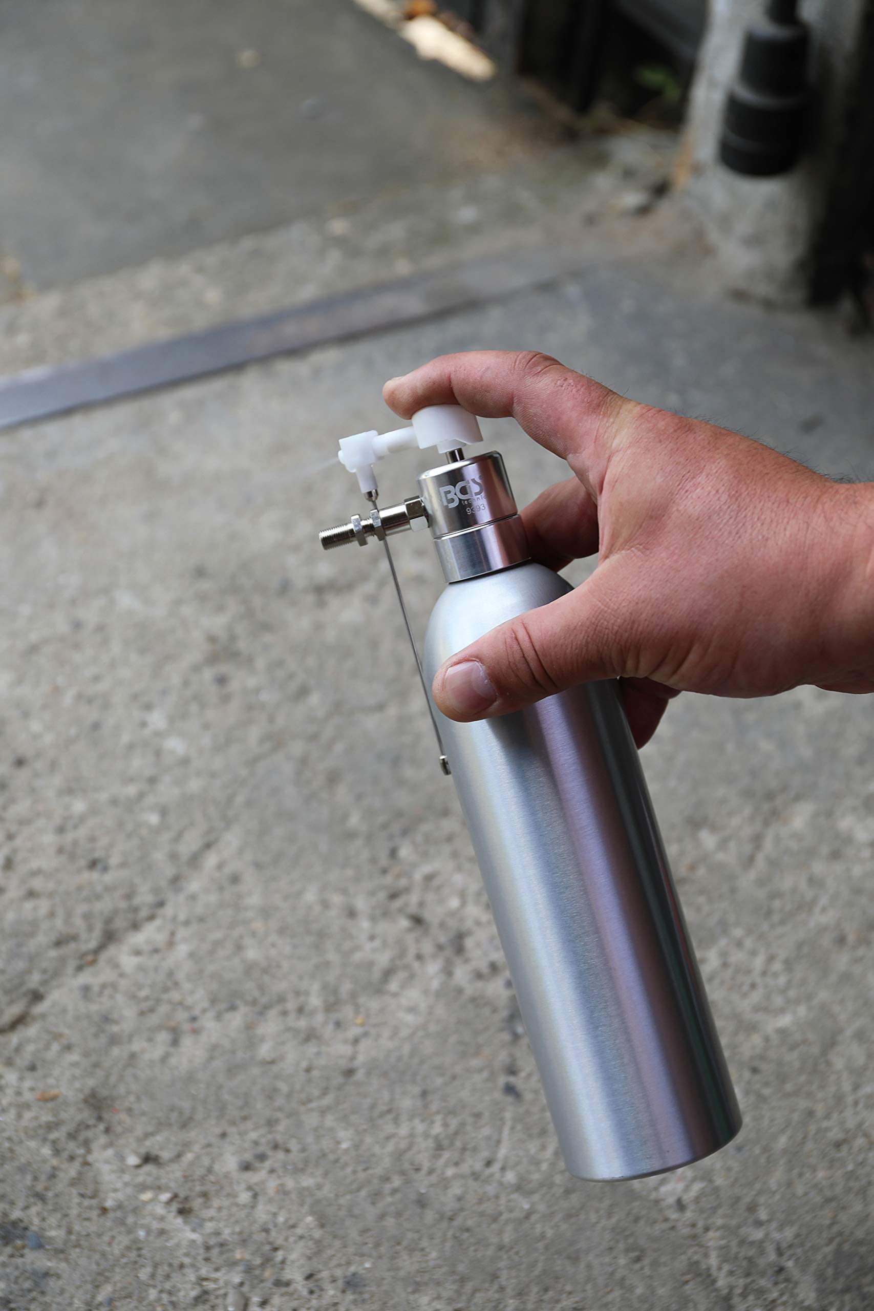 BGS 9393 | Frasco atomizador de aire comprimido | versión de aluminio | 650 ml