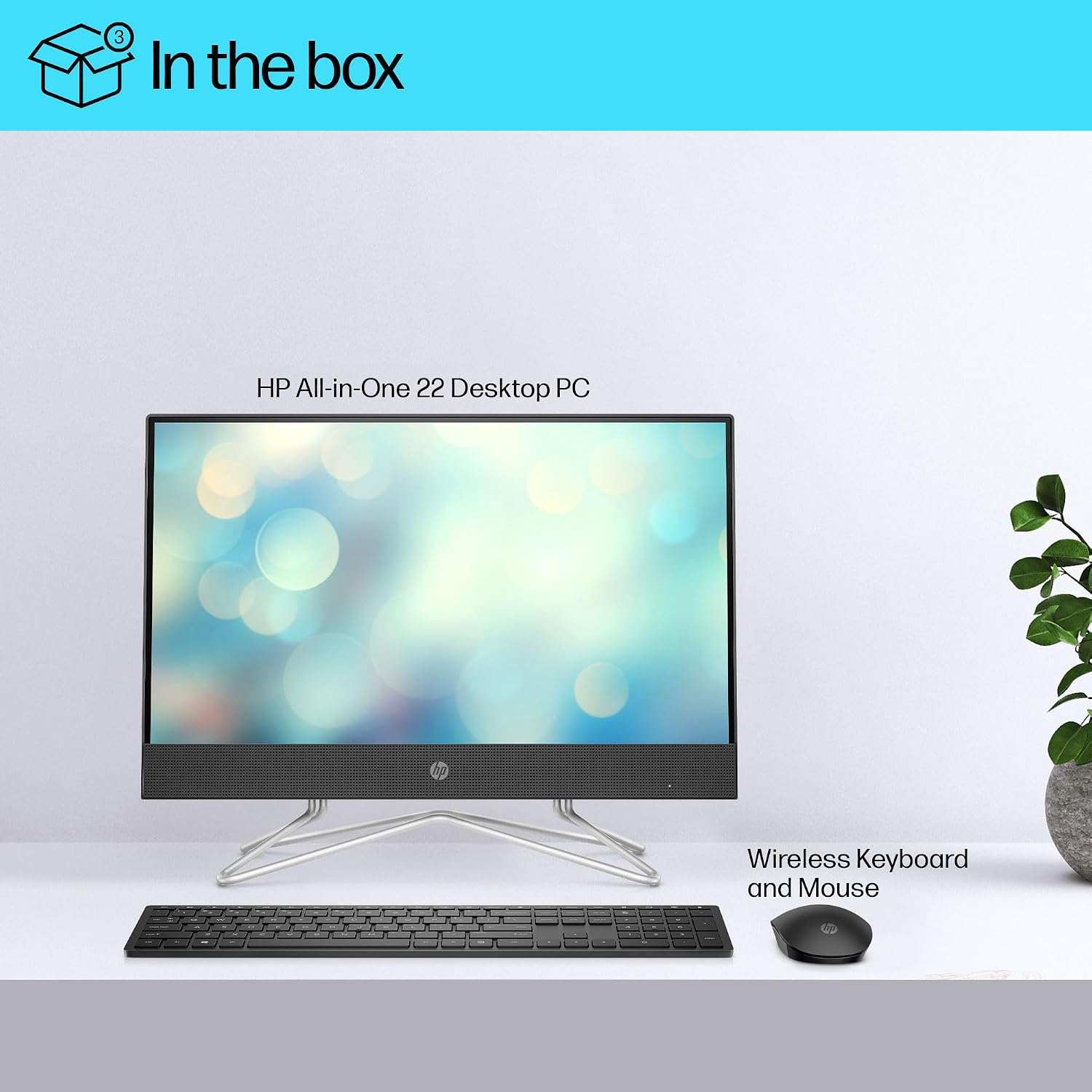 HP All-in-One PC 12th Gen Intel Core i3-1215U 21.5 inch(54.6cm) FHD 8GB RAM, 512GB SSD, Intel UHD Graphics, 510 Black Wireless Keyboard and Mouse Combo (Win 11, MSO, Jet Black, 5.7 Kg) 22-dd2115in 6 71T6sJSpGPL. SL1500