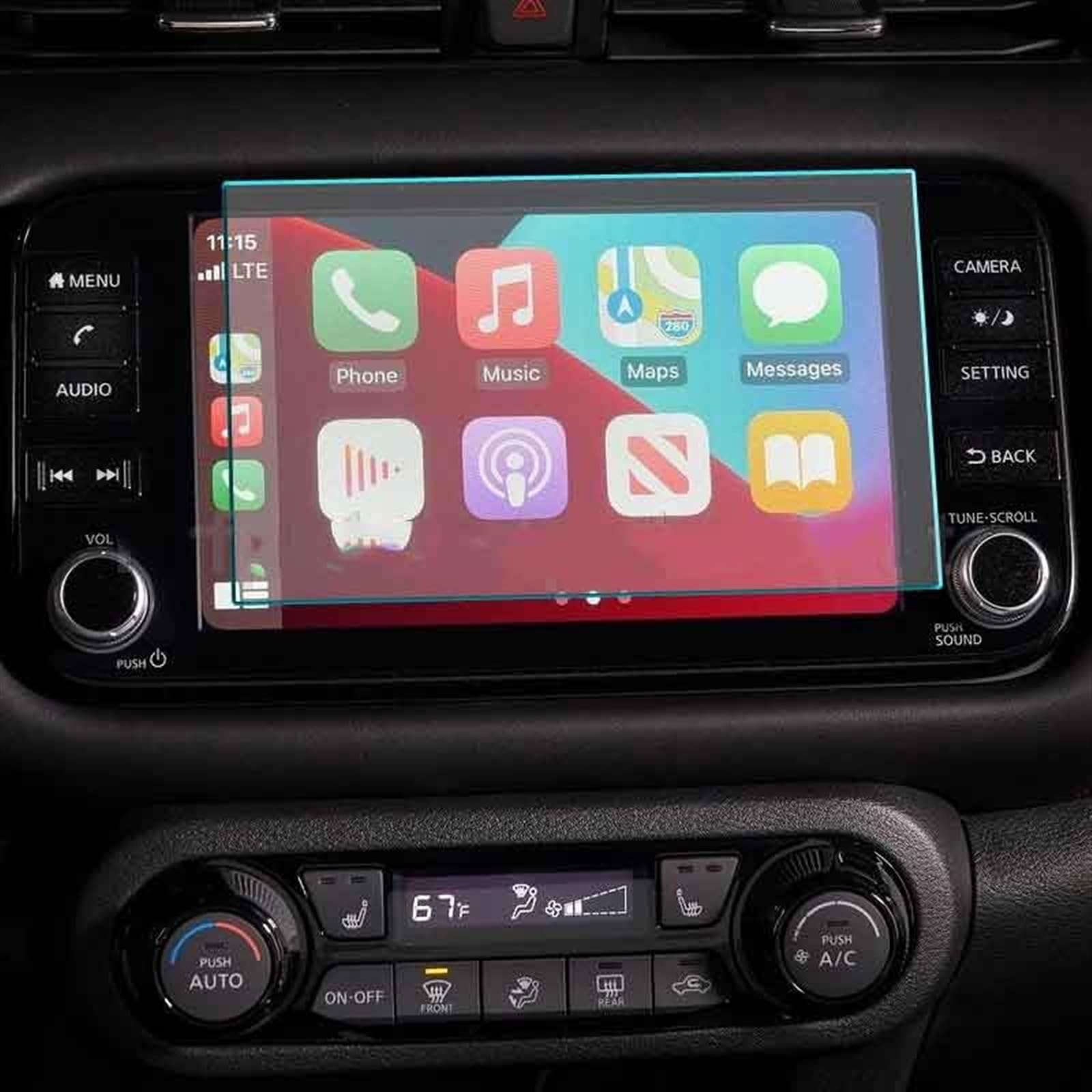 Verre trempé Nissan Kicks 2021 2022 film protection écran GPS intérieur