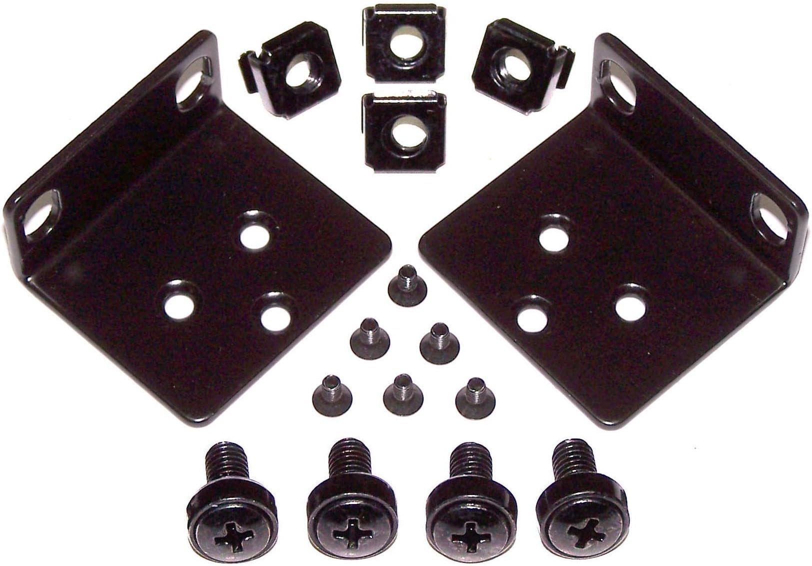 magnaroute DE-TR Rack Mount Kit Compatible with Dell and NETGEAR Triangle Hole Pattern, DP/N 8H428 Equivalent