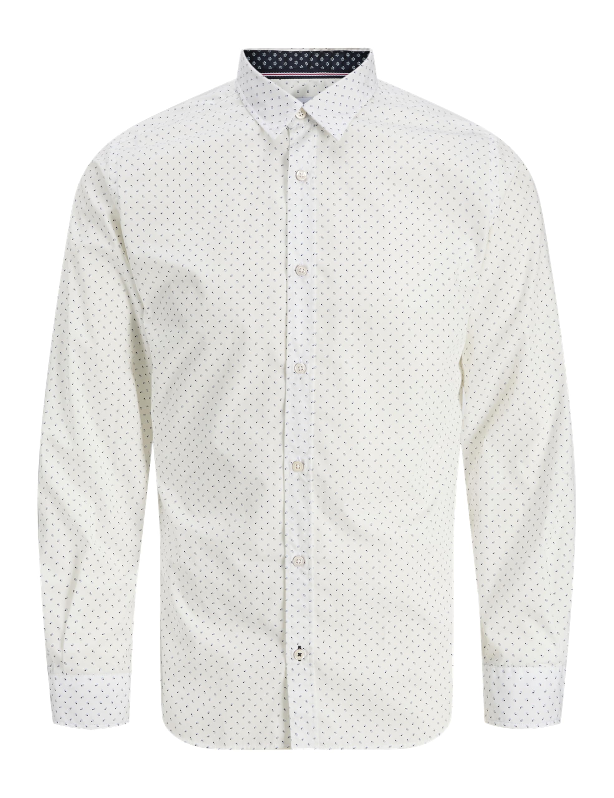 JACK & JONES Herren Jjmatheo Print Detail Shirt L/S