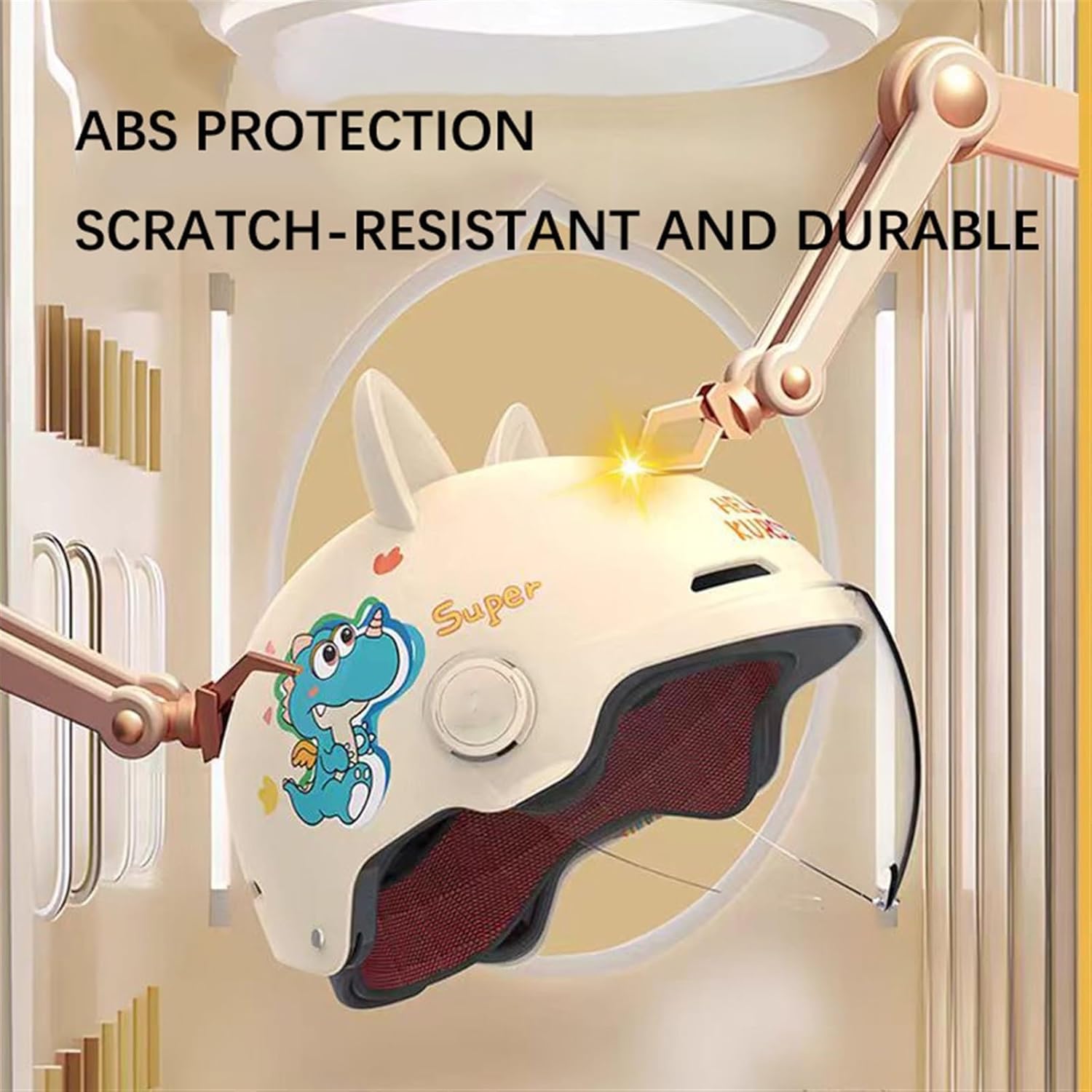 Kids Motorcycle Helmets,Toddler Open Face Bike Half Helmets with Visor,Youth Electric Scooter Bicycle Go-Kart Four Wheeler ATV Moped Helmet for Boys Girls,DOT Approved