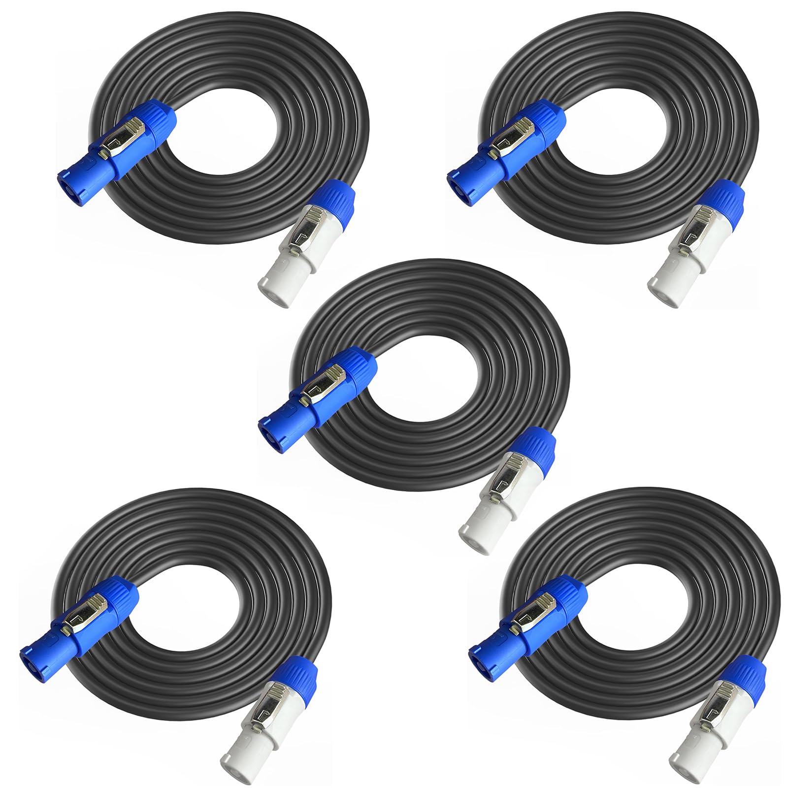 Photo 1 of SYBECHATF 5-Pack PowerCon 6FT Extension Cables