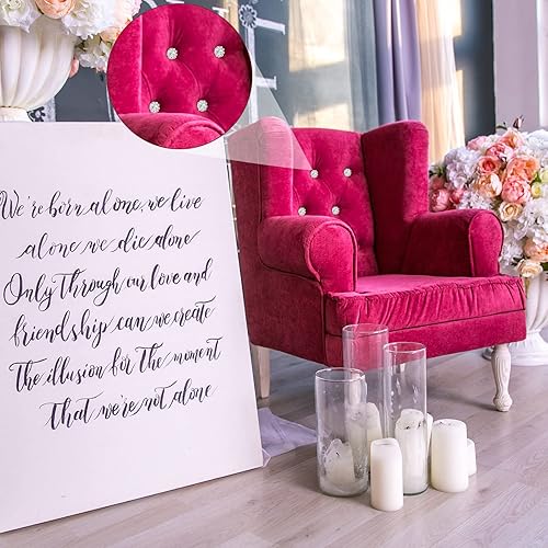 Miniatura 7 de 100 paquetes de adornos de diamantes de imitación de 0.394 pulgadas (0.394 in) con parte posterior plana, botón de cristal de flores, accesorios