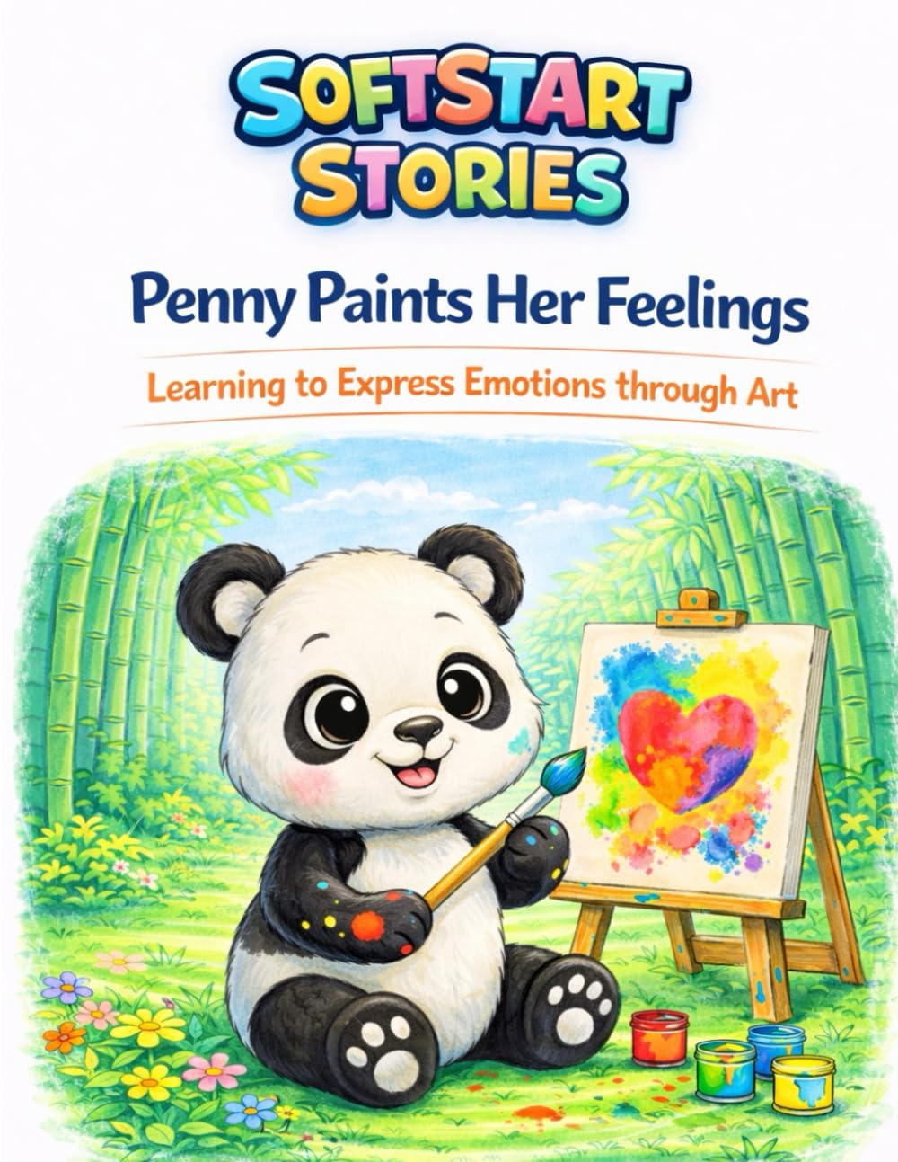 Penny The Panda Paints Her Feelings: Learning to Express Emotions Through Art (SoftStart Stories Series)