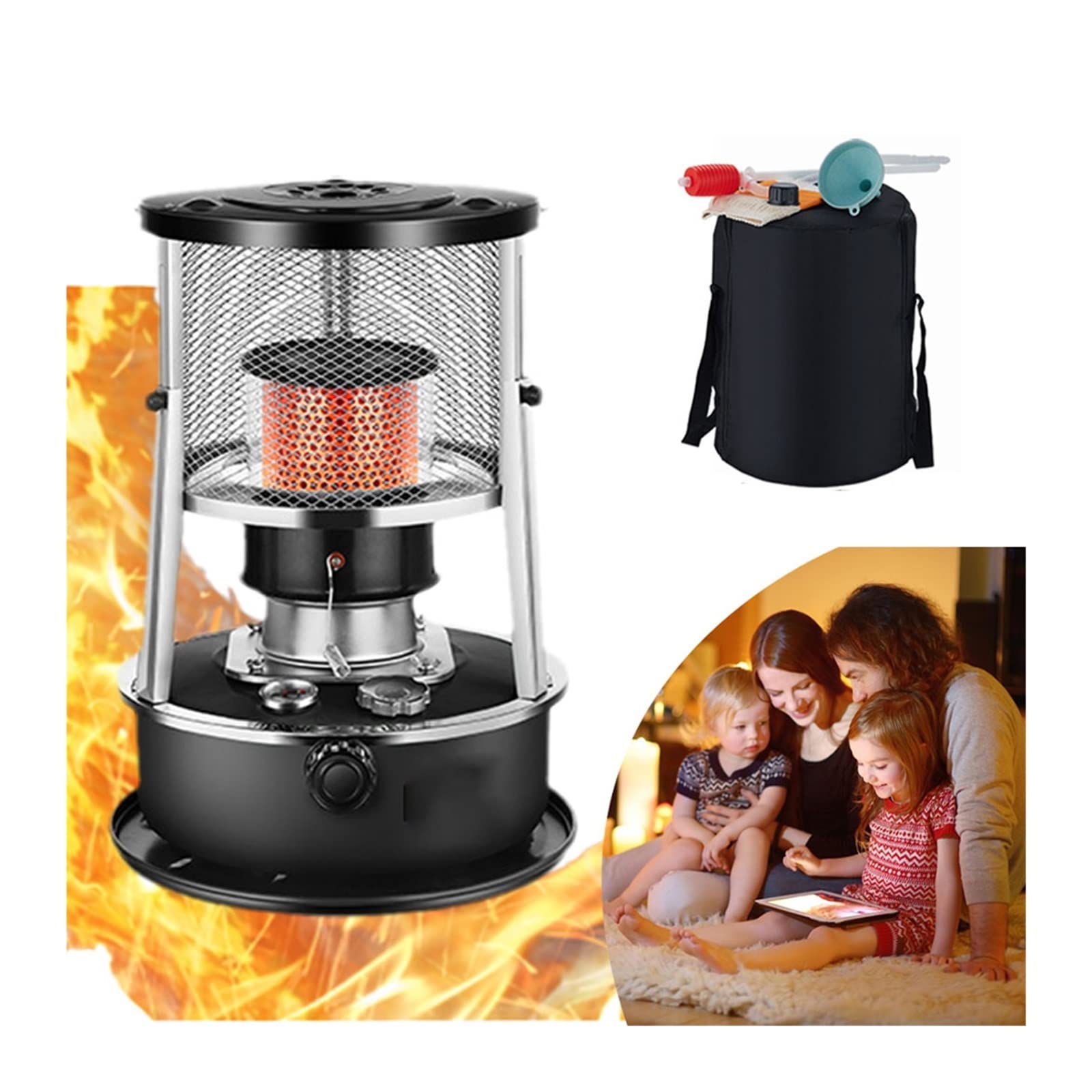 Buy GRFSD Portable Kerosene Stove Heater With Wicks, Non Electric