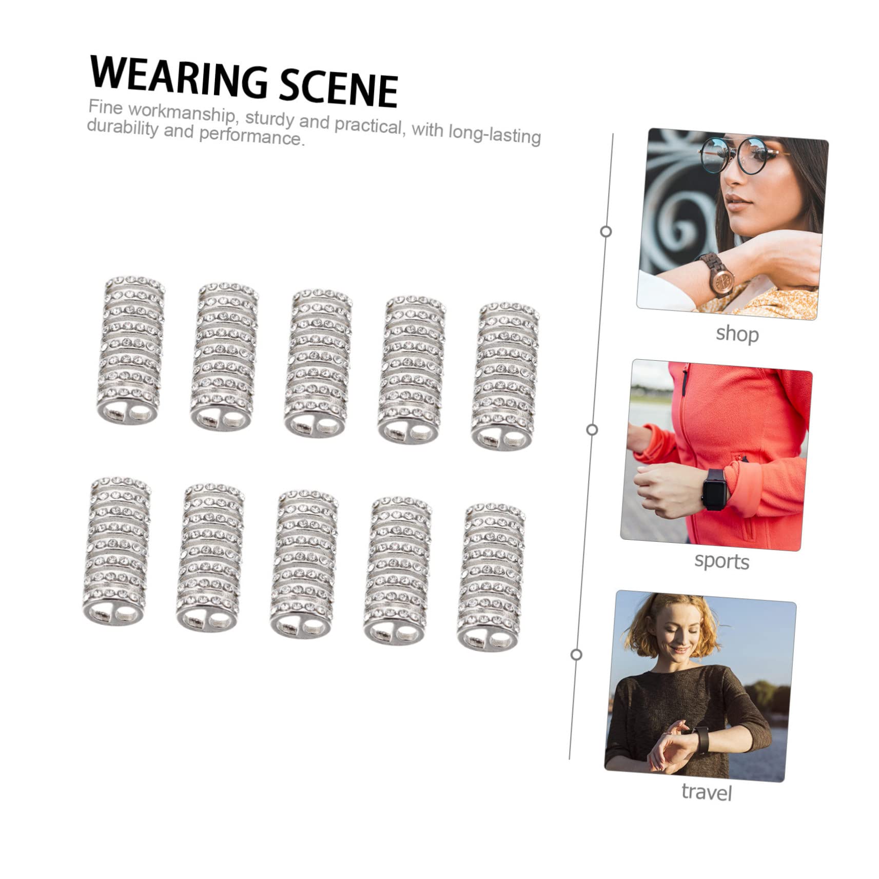 Housoutil Lot De 5 Connecteurs De Bracelet De Montre Décoratifs Connecteurs De Montre Remplaçables Pour Adaptateur De Montre En Alliage 10 Pièces X 5