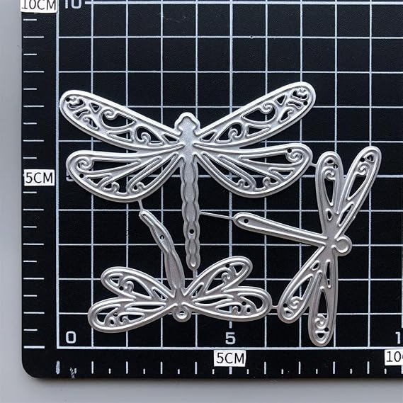 2026 New Dragonfly Metal Cutting Dies for Card Making Embossing Paper Photo Album Stamps Crafts Templates Mould Stencils Silver Die-Cutting and Embossing Scrapbooking Die-Cuts