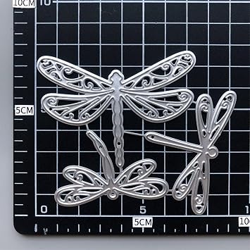 2026 New Dragonfly Metal Cutting Dies for Card Making Embossing Paper Photo Album Stamps Crafts Templates Mould Stencils Silver Die-Cutting and Embossing Scrapbooking Die-Cuts