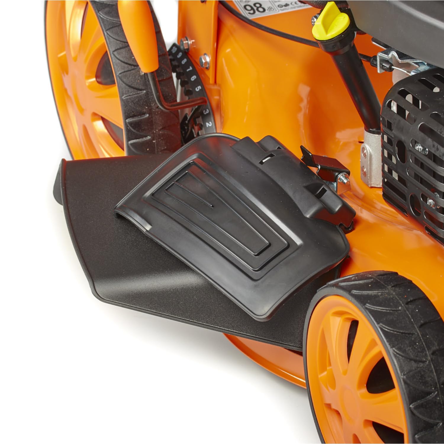ANOVA - Cortacésped Gasolina 4T | 5 HP - 3,6 KW | 173 CC | 37,3 KG | Ancho Corte 51 CM | Alturas 25-75 MM (10 POS) | para Mantenimiento de Césped en Jardines y Zonas Verdes | Arranque Manual