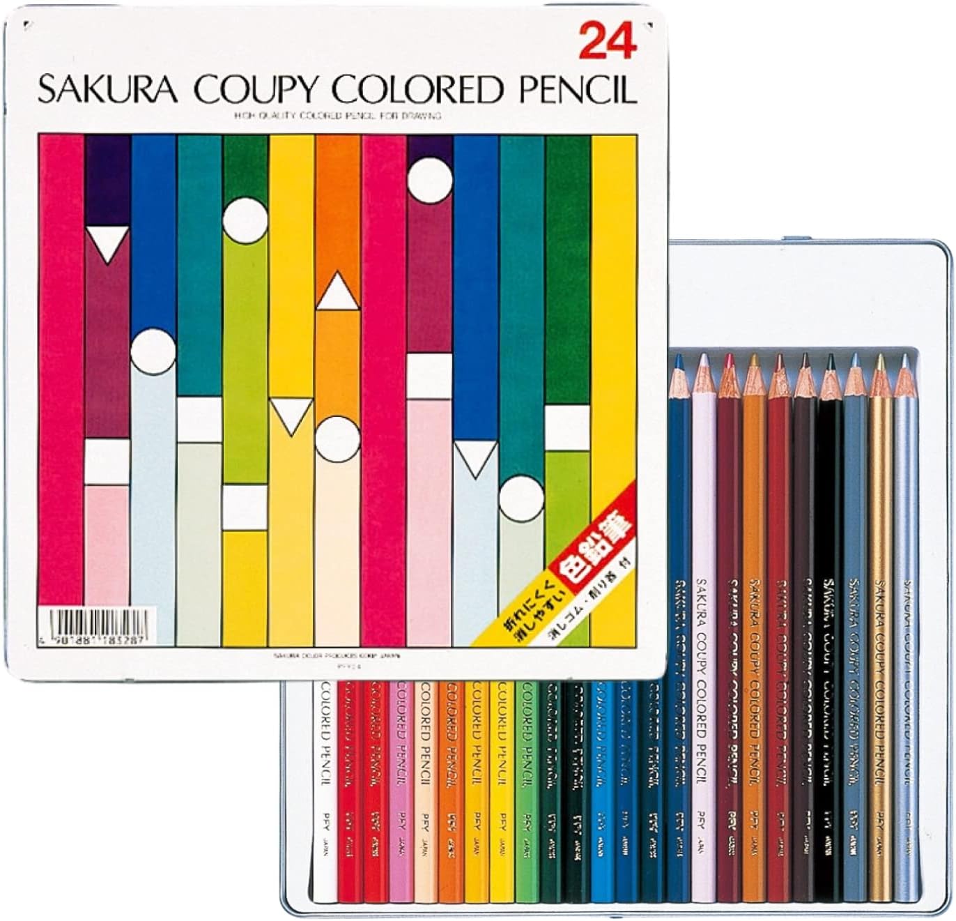 Sakura Craypas PFY24 Coupy Colored Pencils, 24 Colors: Pencils: Amazon ...